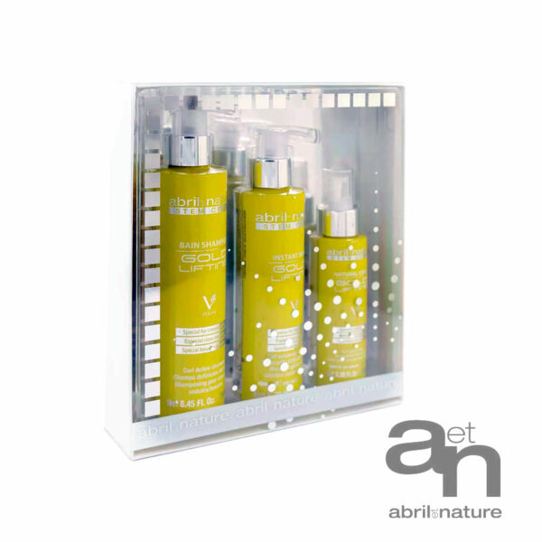 pack cabello rizado/ondulado gold lifting abril et nature
