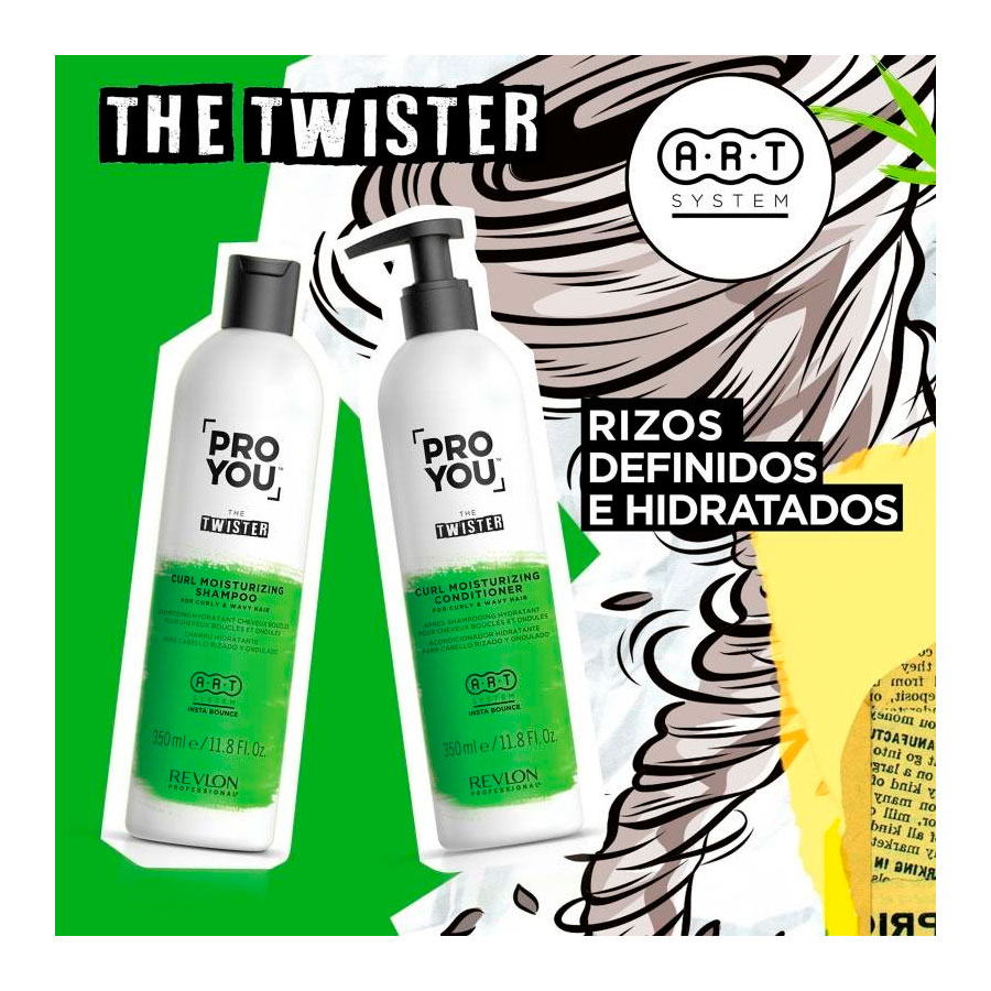 Champú y Gel para rizos Revlon Pro You The Twister