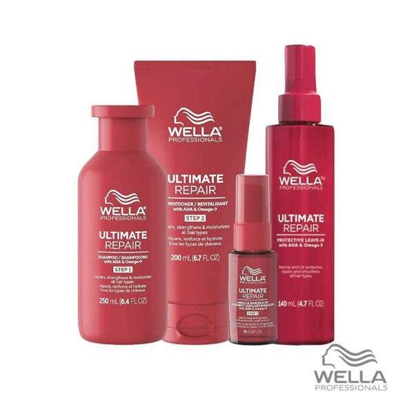 pack tratamiento cabellos dañados ultimate repair wella professionals
