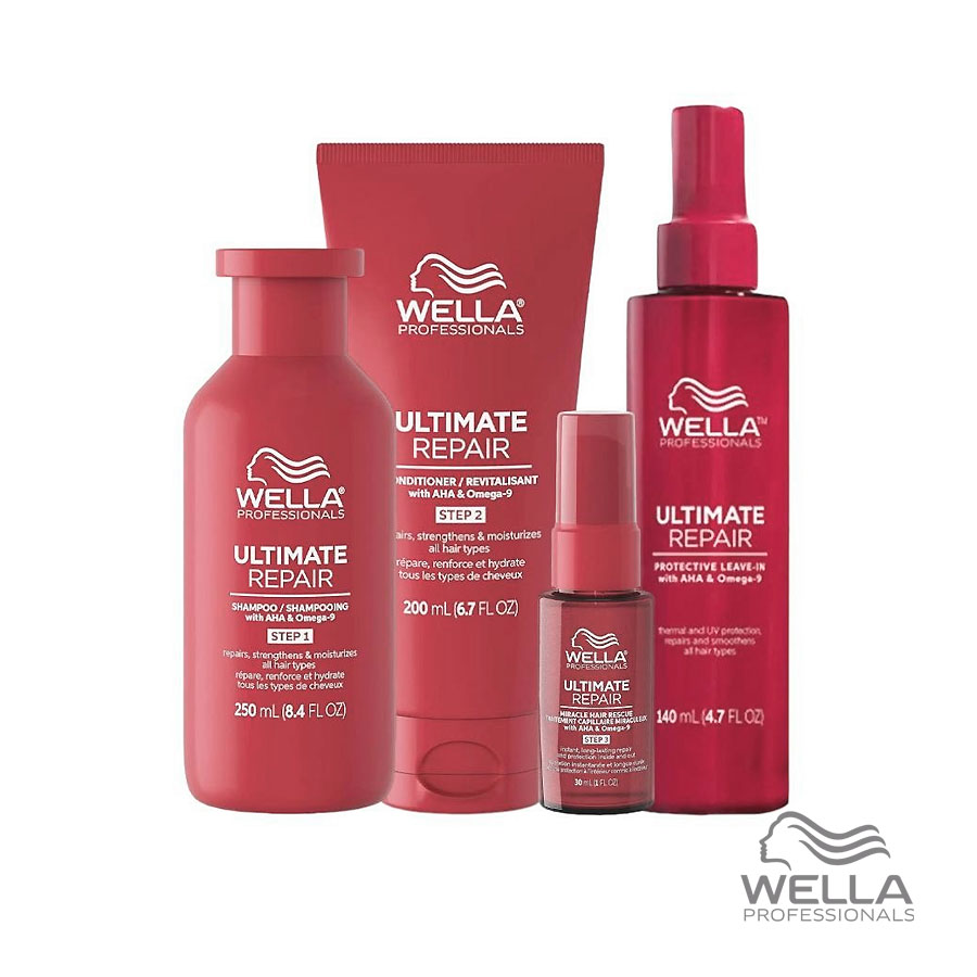 pack tratamiento cabellos dañados ultimate repair wella professionals