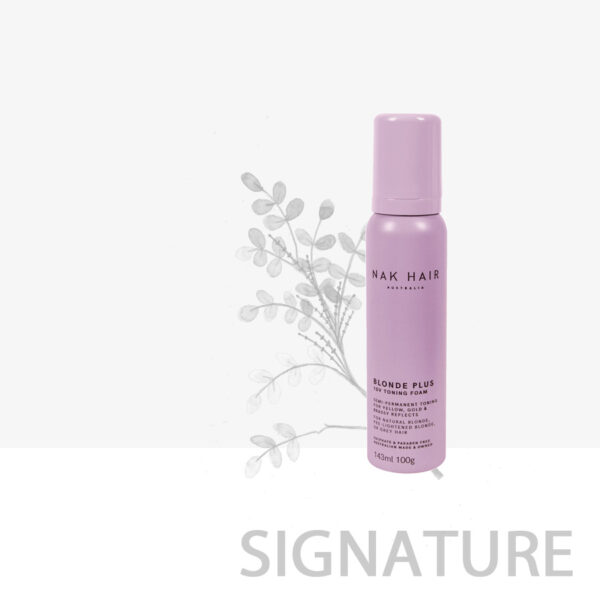 espuma nak hair blonde plus10V toning foam