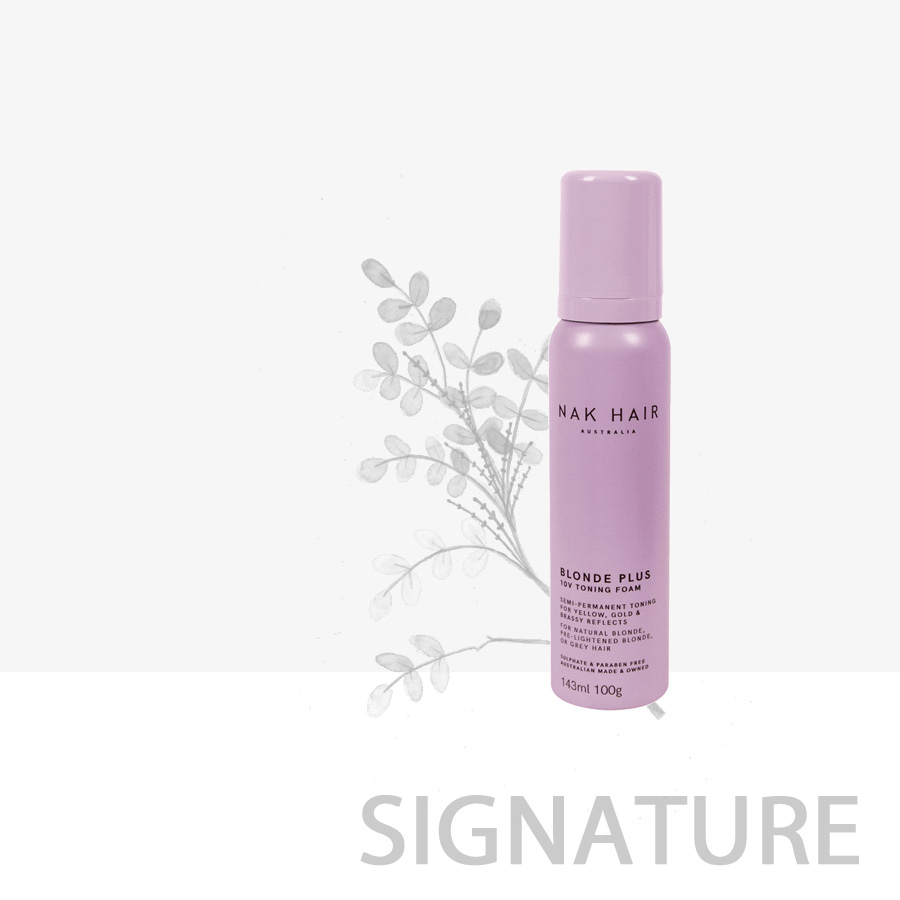 espuma nak hair blonde plus10V toning foam