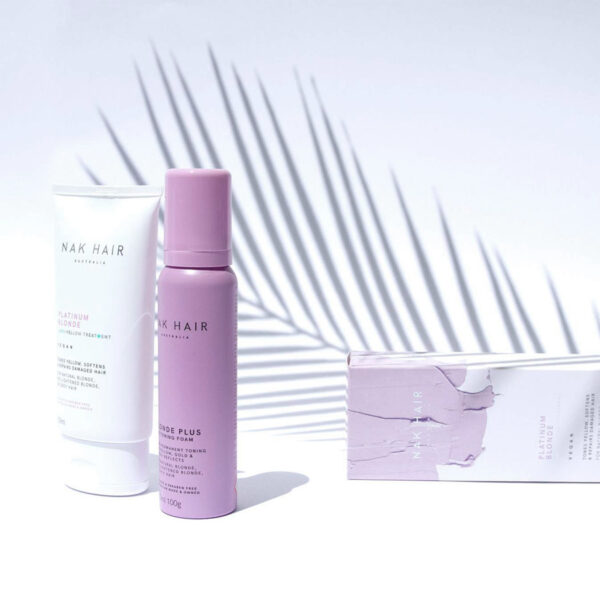 nak hair signature blonde plus10V toning foam