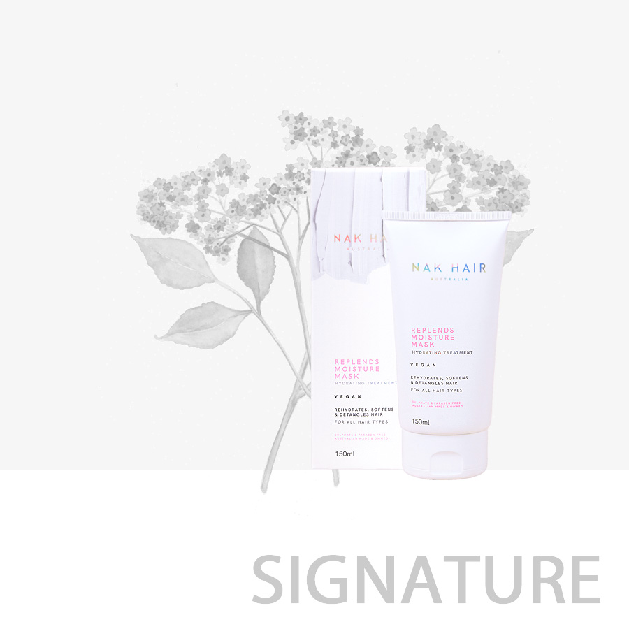mascarilla nak hair signature replends moisture mask tratamiento hidratante