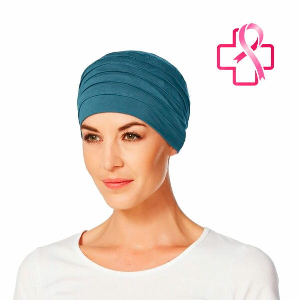 Turbante Christine Headwear Yoga Azul Oceano