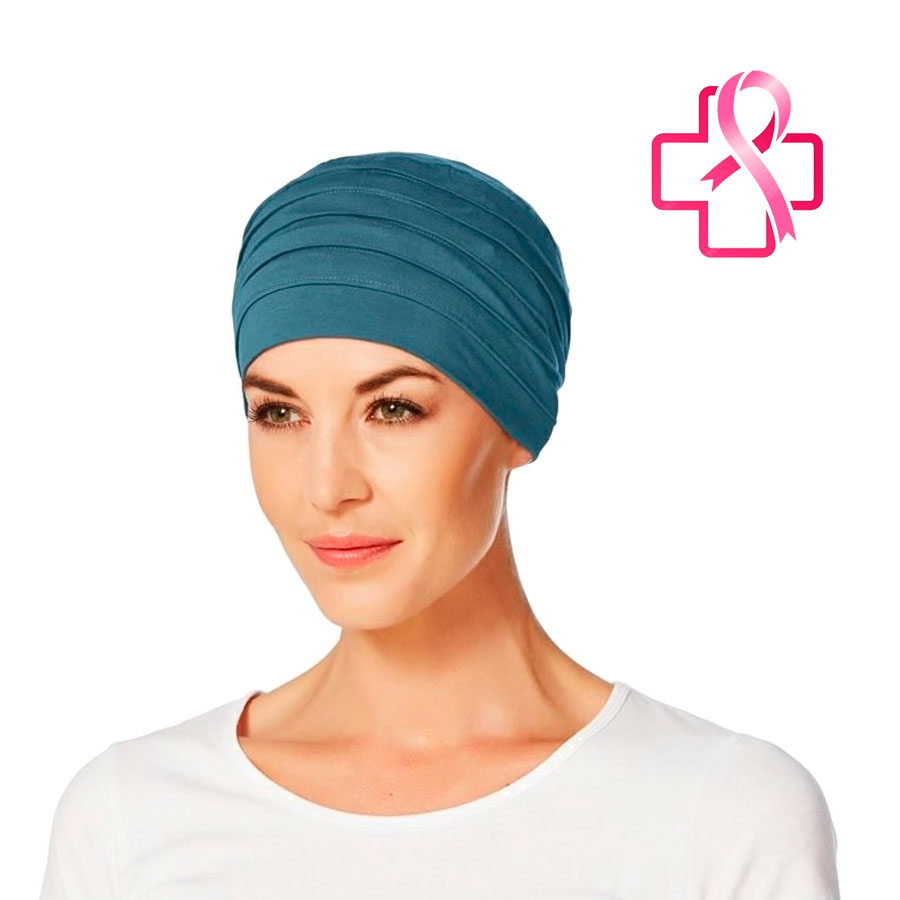 Turbante Christine Headwear Yoga Azul Oceano