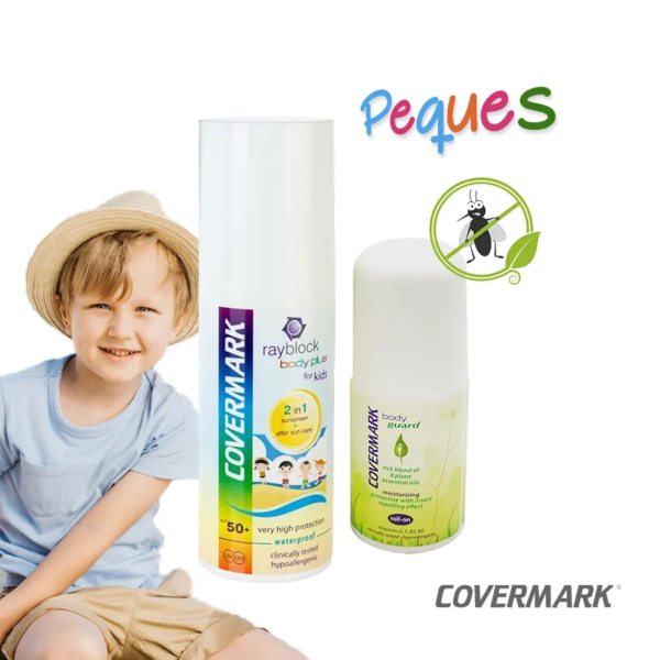 Pack Rayblock Kids Covermark Protector Solar Infantil + Antimosquitos