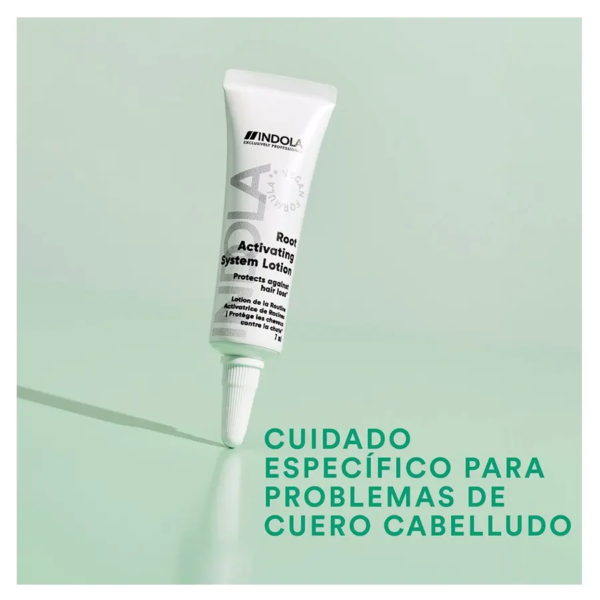 Pack Anticaída Indola, estimula las raíces y reduce la caída. Con taurina y carnitina, que fortalece el cuero cabelludo llevando las raíces activas al 80%.