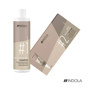 Pack Anticaída Indola, estimula las raíces y reduce la caída. Con taurina y carnitina, que fortalece el cuero cabelludo llevando las raíces activas al 80%.