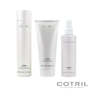 Cotril Pack Hidratante Hydra Pro, completo tratamiento hidratante y antioxidante para cabellos deshidratados que aporta cuerpo, esplendor y suavidad.