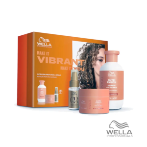 Wella Invigo Nutri-Enrich Pack Trio 2025, pack regalo que ofrece hidratación y nutrición intensa al cabello seco, restaurando su suavidad y manejabilidad.