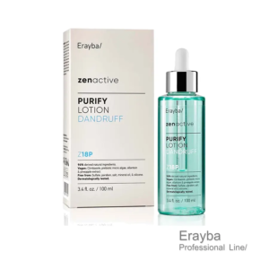 Erayba Zen Active Z18P Purify Lotion, loción sin enjuague que trata el cabello con caspa y purifica el cuero cabelludo.