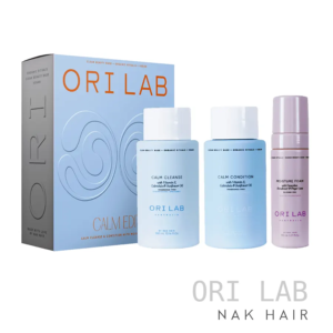 Ori Lab Pack Calm Trio Edit, set hidratante para cueros cabelludos sensibles y cabello seco que calma la irritación aportando suavidad, nutrición y brillo duradero.