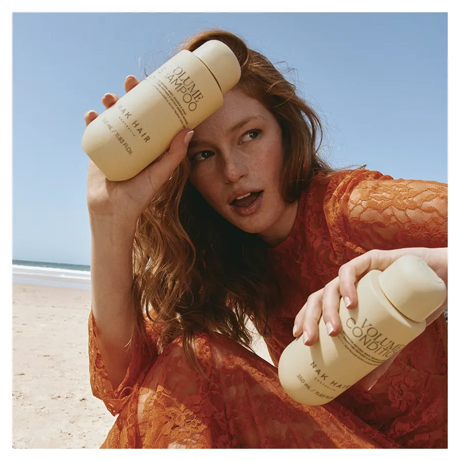 Nak Hair Signature Volume Trio, una gran oportunidad parea regalar volumen, cuerpo y brillo, sin apelmazar, ideal para cabello fino, graso y sin cuerpo.