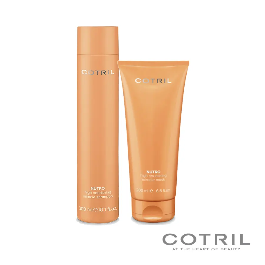 Cotril Pack Nutrición High Nourishing Miracle, exclusivo pack que aporta brillo, suavidad y fuerza con una fórmula profesional sin SLES, SLS ni parabenos.