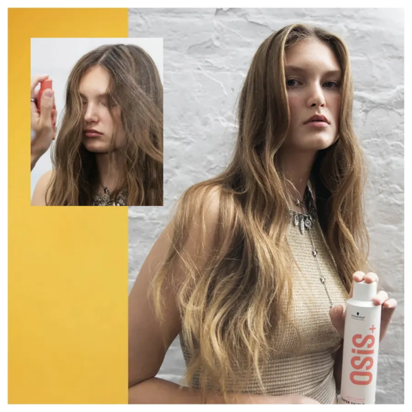 OSIS+ Pack Rizos con Protección Térmica, set único para proteger el cabello del calor y la contaminación, evitando encrespamiento, rotura y pérdida de brillo.