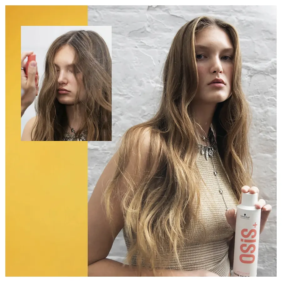 OSIS+ Pack Rizos con Protección Térmica, set único para proteger el cabello del calor y la contaminación, evitando encrespamiento, rotura y pérdida de brillo.