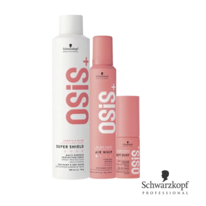 OSIS+ Pack Rizos con Protección Térmica, set único para proteger el cabello del calor y la contaminación, evitando encrespamiento, rotura y pérdida de brillo.